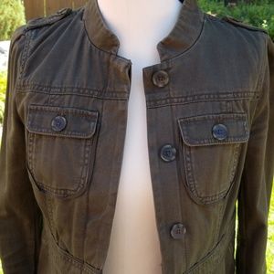 LOFT Olive Green Utility Jacket